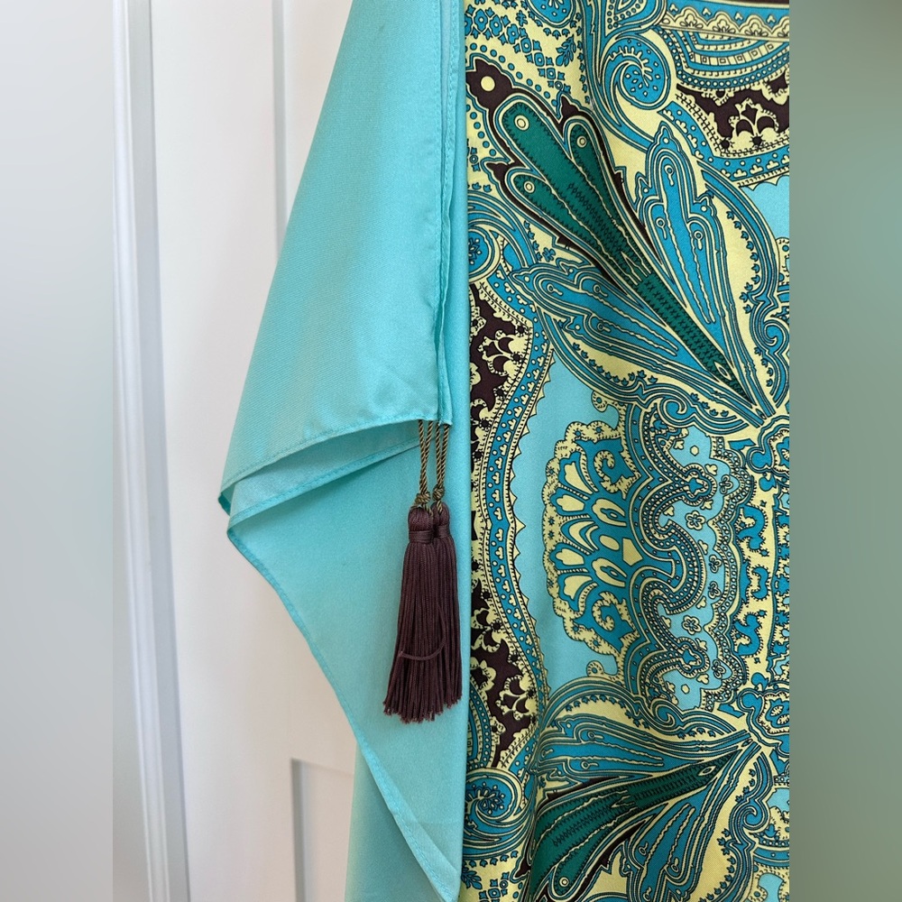 BCBGMAXAZRIA. Silk sari-inspired skirt. - Picture 6 of 6